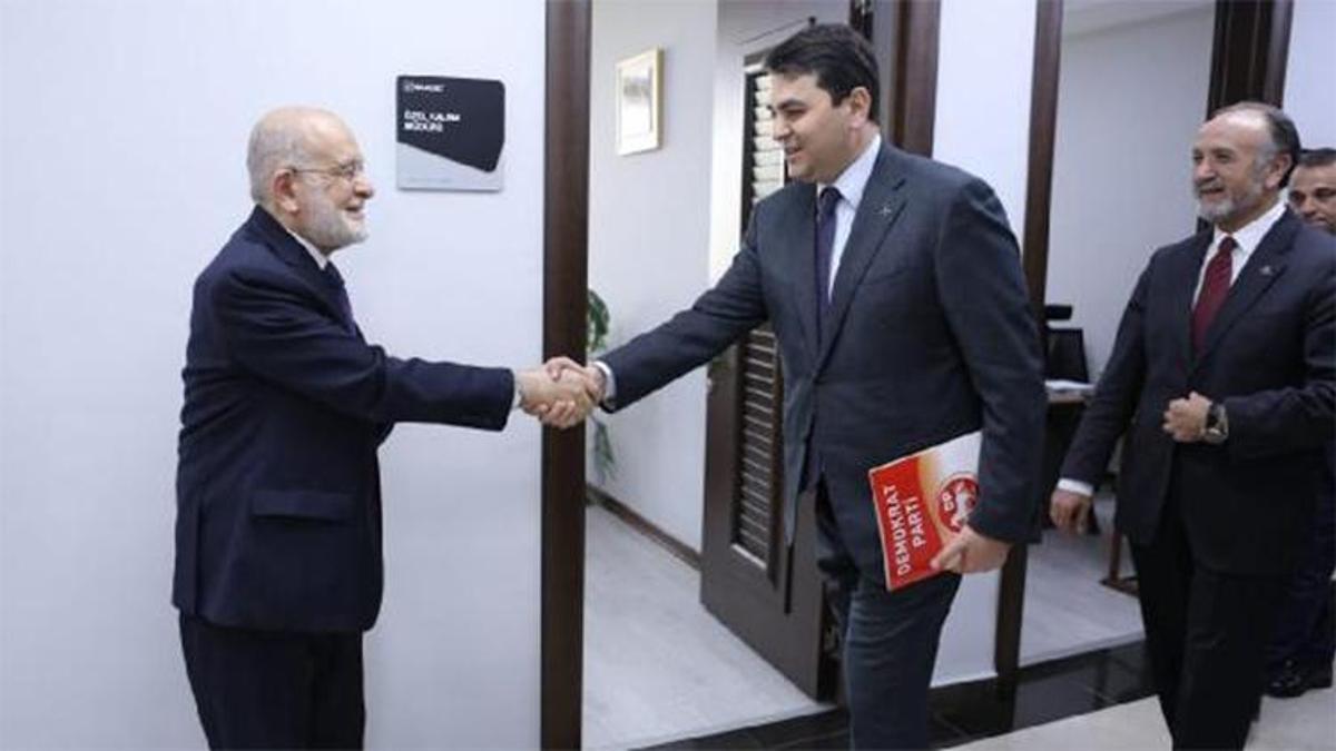 Karamollaoğlu, Demokrat Parti Genel Başkanı Uysal ile görüştü