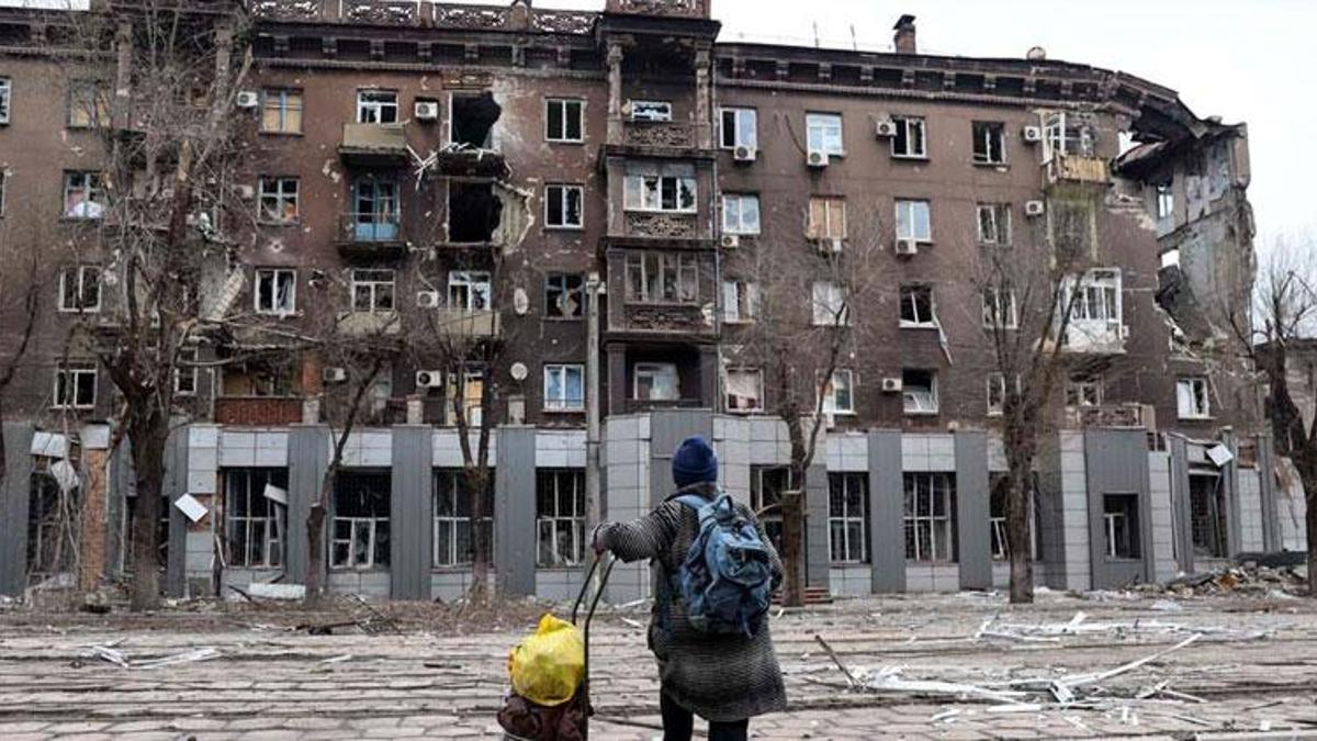 Mariupol'ün son hali savaşın izlerini taşıyor