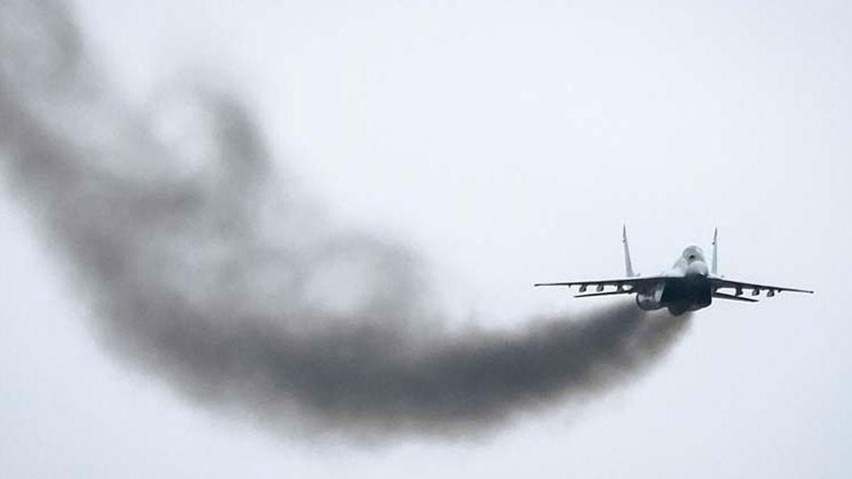 Rusya Savunma Bakanlığı: Donetsk bölgesinde Ukrayna’ya ait bir MİG-29 savaş uçağı düşürdük
