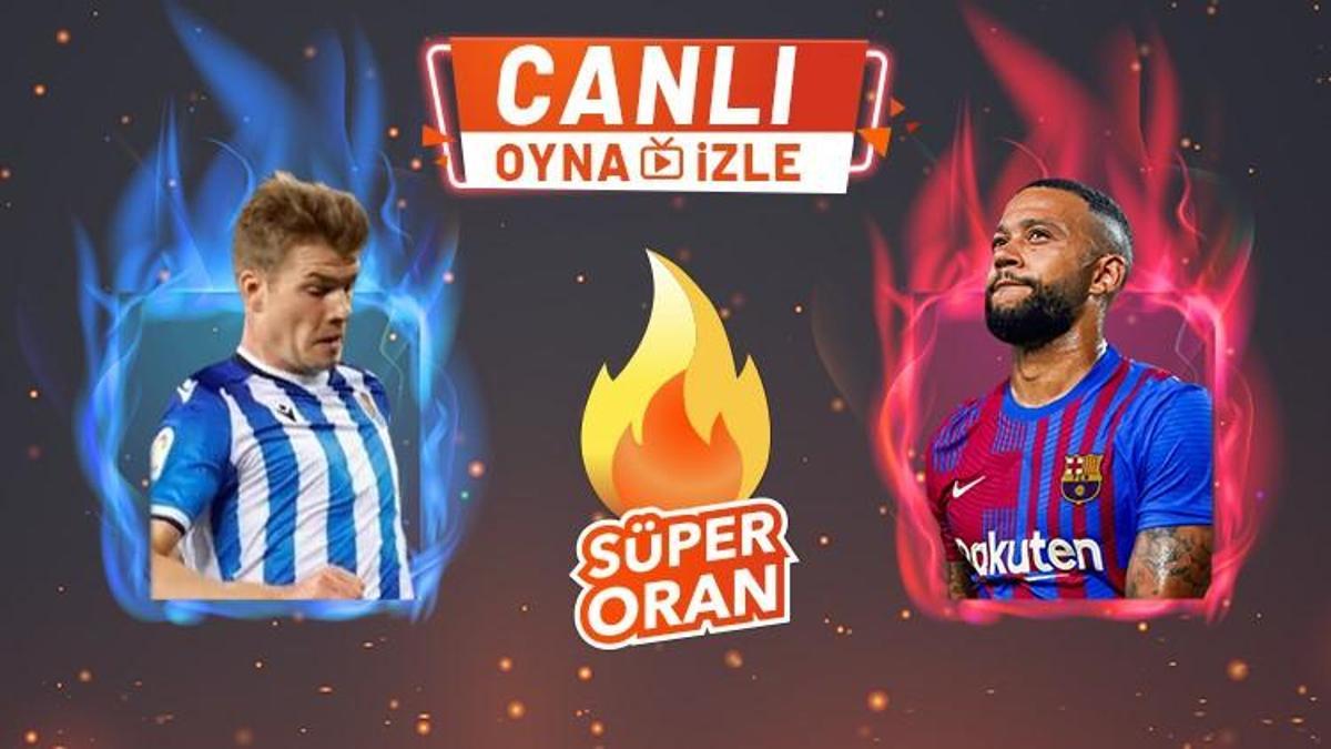 Real Sociedad - Barcelona maçı Tek Maç ve Canlı Bahis seçenekleriyle Misli.com’da
