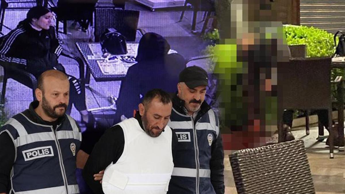 Karısını çay bahçesinde silahla başından vurdu! Sandalyede kanlar içinde kalarak can verdi...