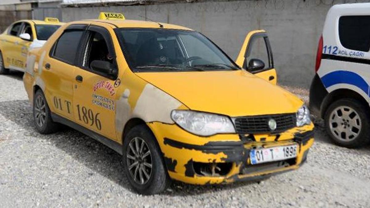 ‘Patronuna selam söyle’ diyerek taksiyi gasbetti
