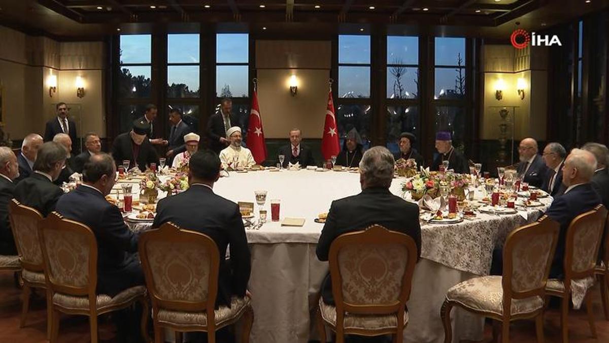 Cumhurbaşkanı Erdoğan, dini azınlık temsilcileri ile iftar yaptı