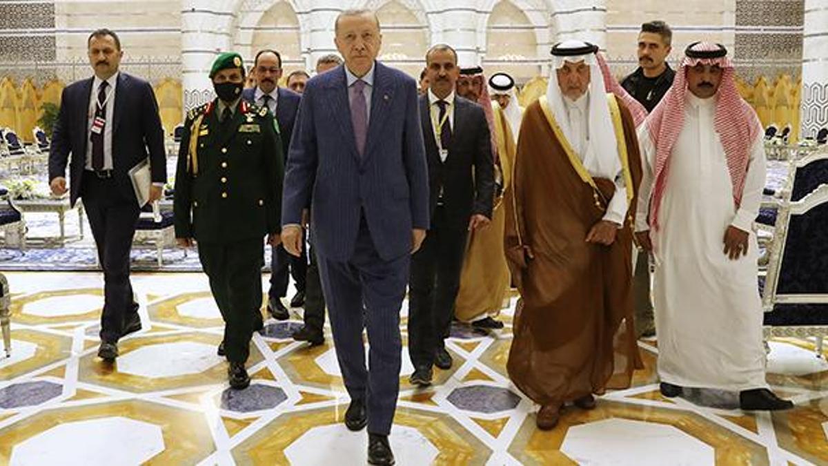 Cumhurbaşkanı Erdoğan, Suudi Arabistan'da