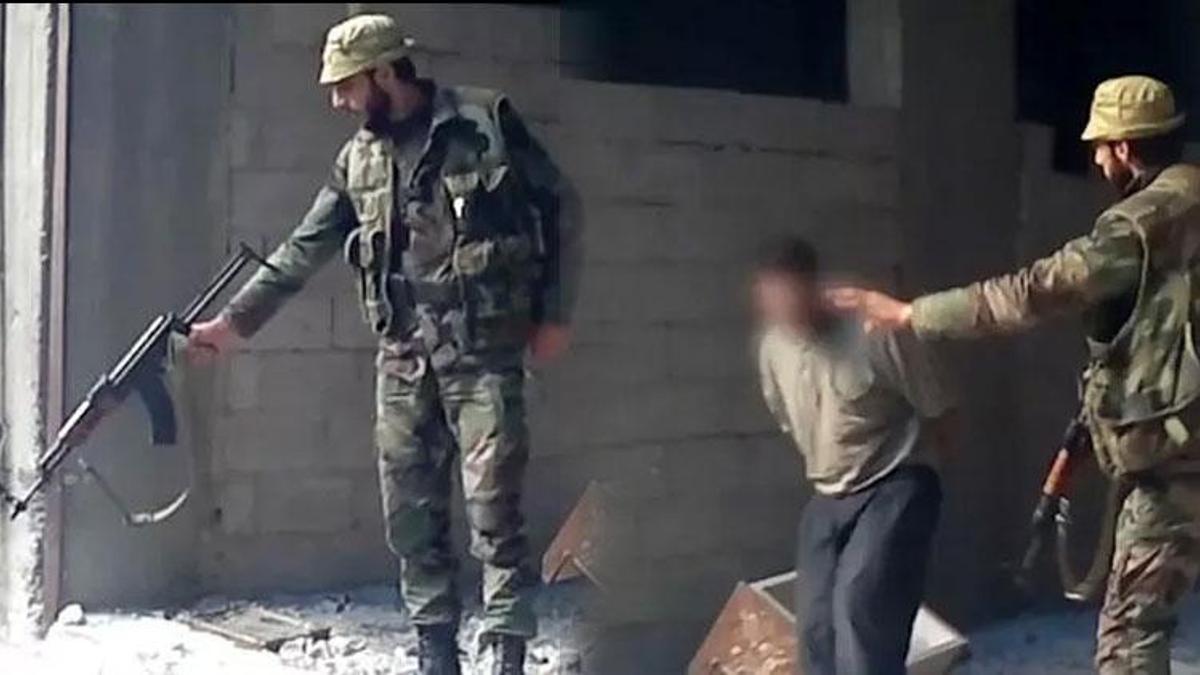 Dünyayı şoke eden görüntüler! Sivillerin gözlerini bağlayıp katlettiler...