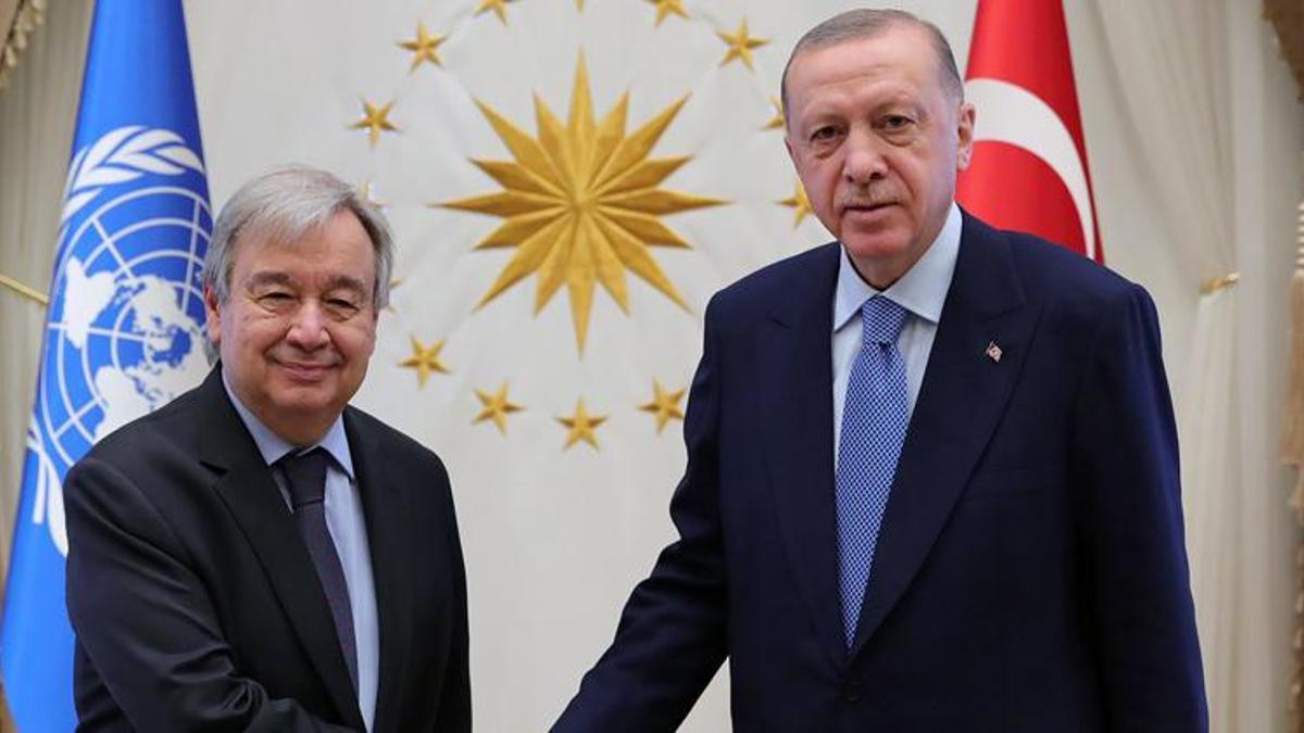 Cumhurbaşkanı Erdoğan, BM Genel Sekreteri Guterres ile telefon görüşmesi yaptı