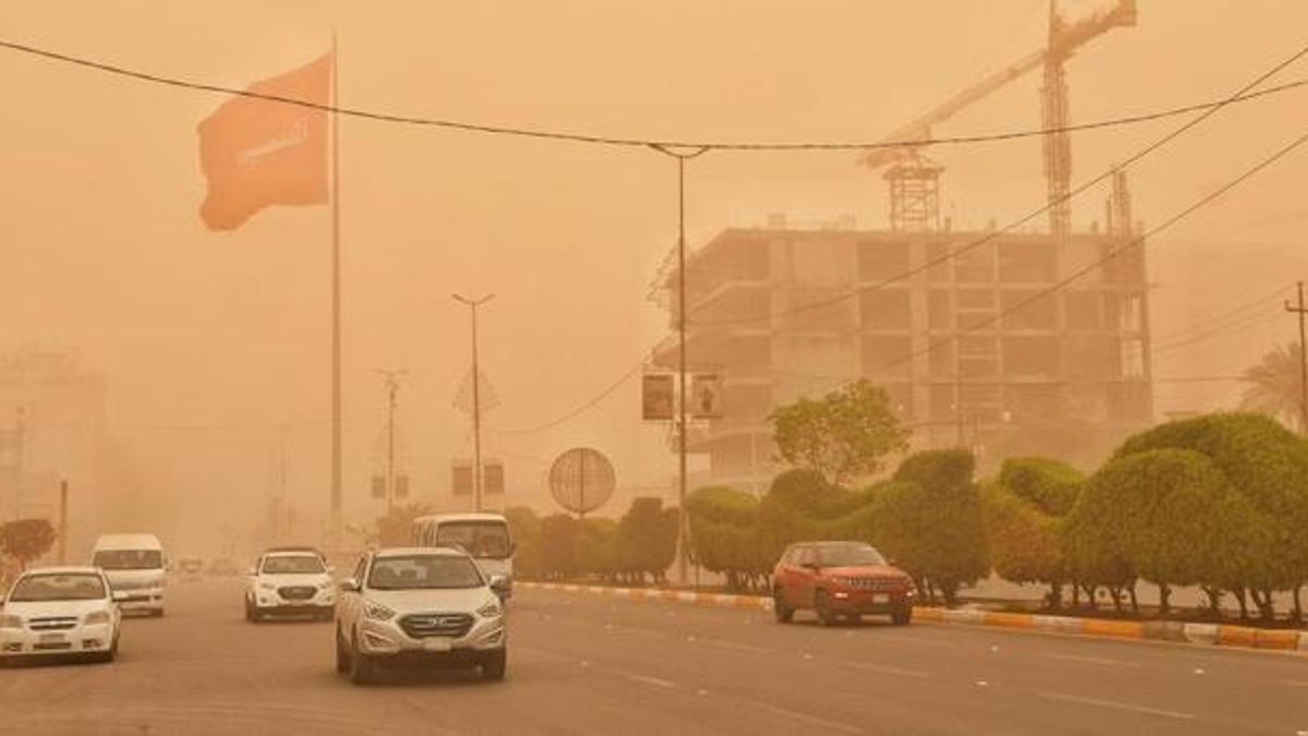 Irak'ta kum fırtınası! 400’den fazla kişi hastaneye kaldırıldı