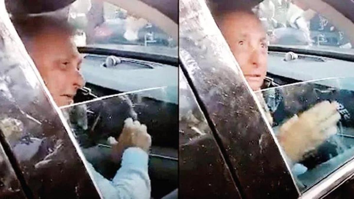 Ahmet Nur Çebi çıldırdı! Arabanın camını açıp taraftara...
