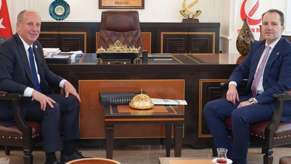 Muharrem İnce’den Fatih Erbakan’a ziyaret