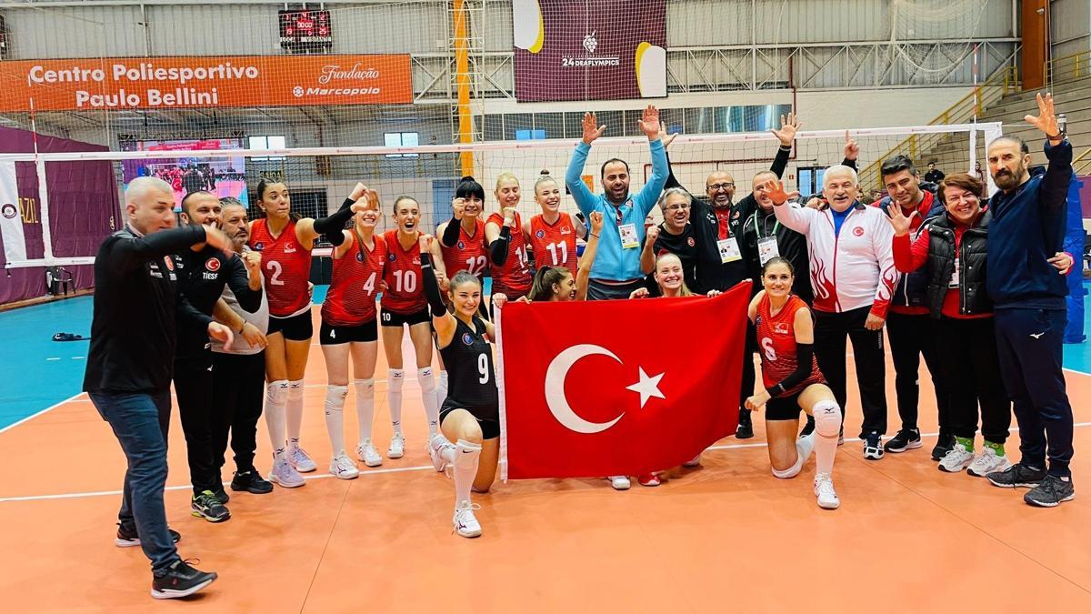 İşitme Engelliler Yaz Olimpiyatlarında, kadın voleybol takımı şampiyon oldu