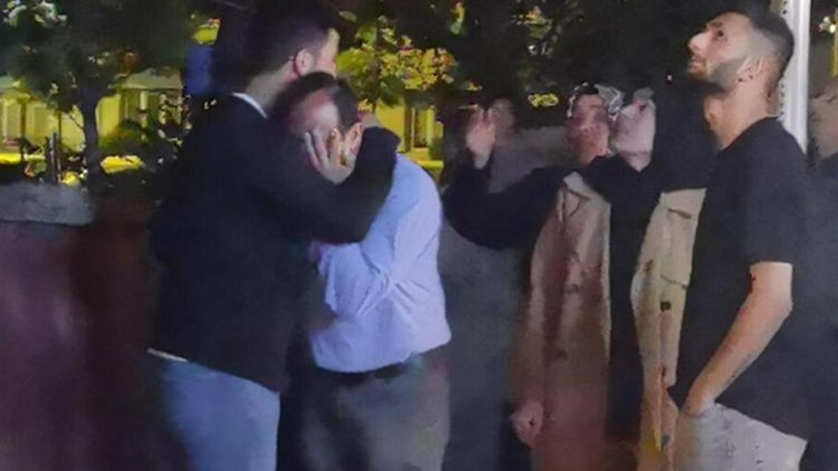 Kimse onu sakinleştiremedi! Gözyaşları içerisinde izledi