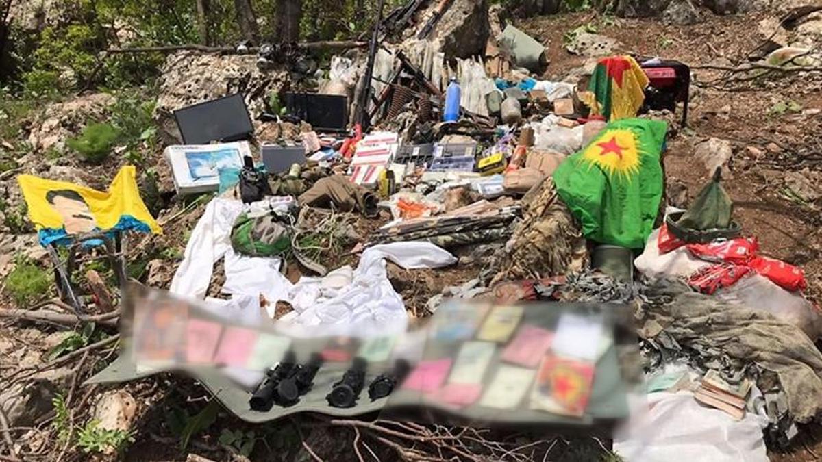 Pençe-Kilit Operasyonunda silah ve mühimmat ele geçirildi