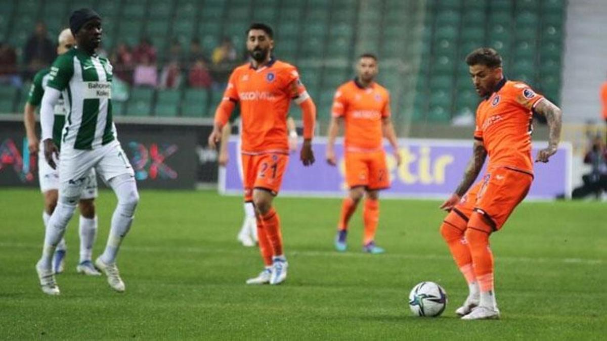 Başakşehir Giresun'dan çıkamadı Avrupa yarışında ağır yara aldı