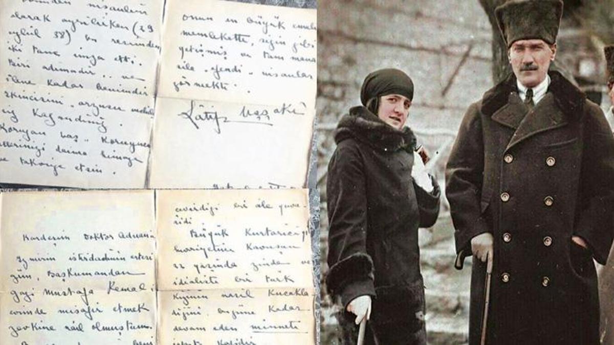 Latife Hanım'ın 'Hayatımın sırrı' dediği fotoğraf! 100 yıl sonra ortaya çıktı...