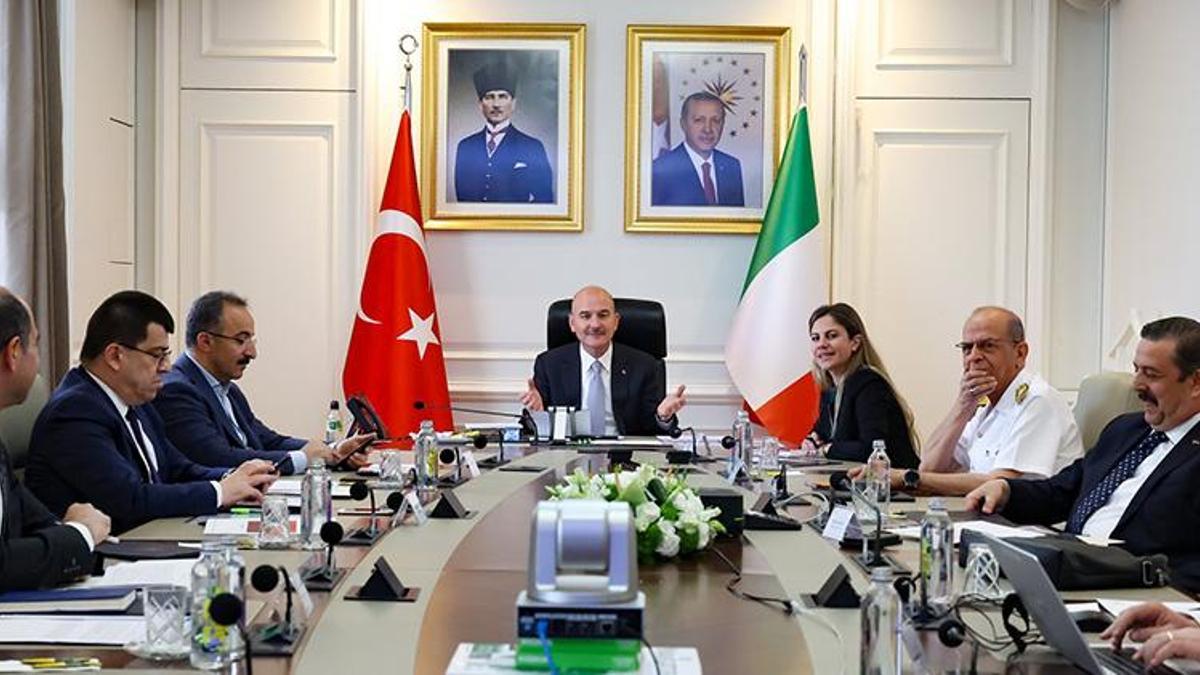 Bakan Soylu, İtalyan mevkidaşı ile görüştü