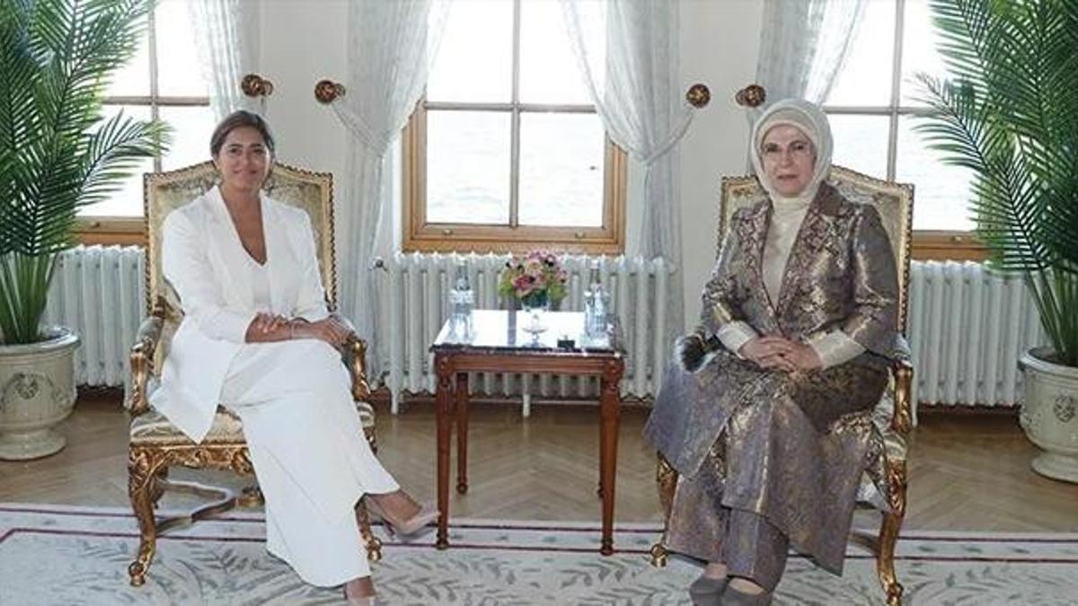 Emine Erdoğan Kolombiya Cumhurbaşkanı Marquez'in eşi María Juliana Ruiz'le görüştü