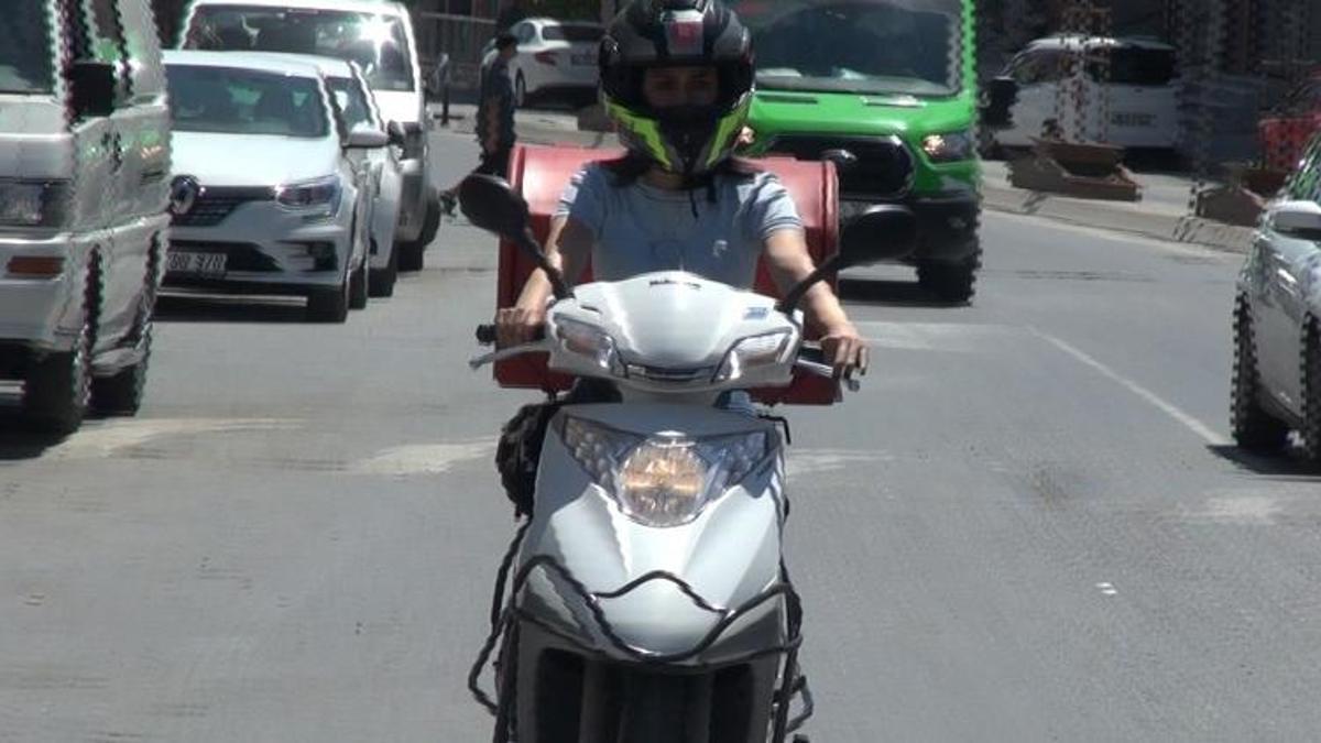 Ne kaza ne taciz Merve'yi motosiklet tutkusundan vazgeçirdi