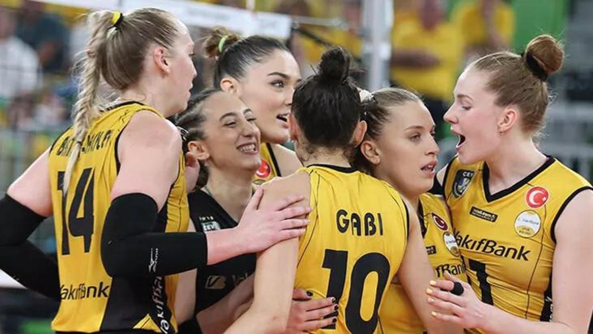 VakıfBank Kadın Voleybol Takımı CEV Şampiyonlar Ligi şampiyonu