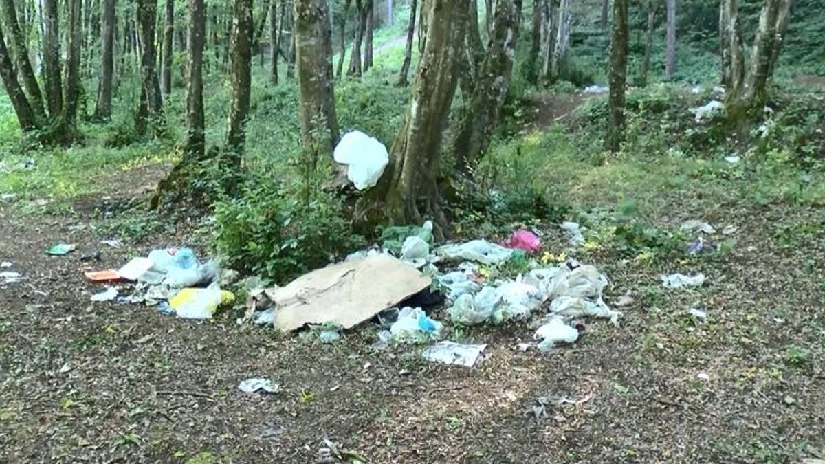 Belgrad Ormanı'nı çöplüğe çevirdiler