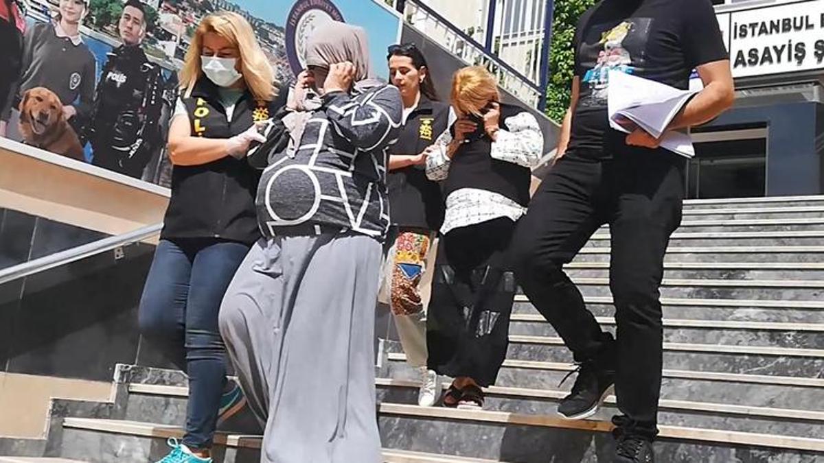 Çocuklara hırsızlık yaptıran kadınlar yakalandı
