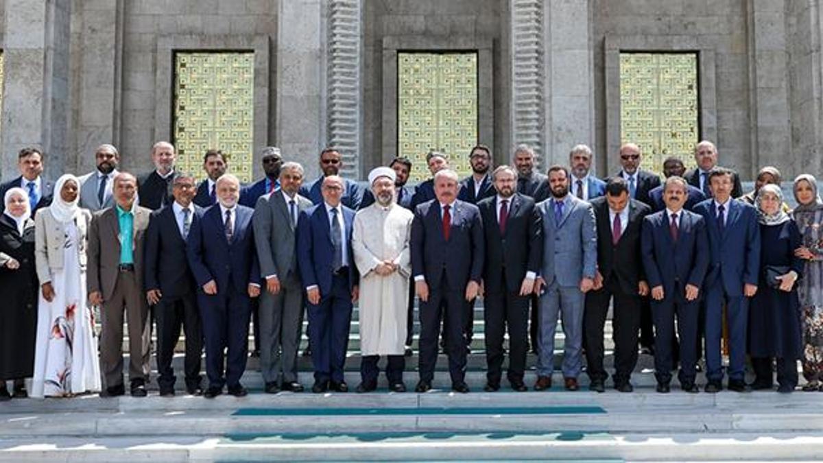 TBMM Başkanı Şentop, Müslüman kanaat önderlerini kabul etti