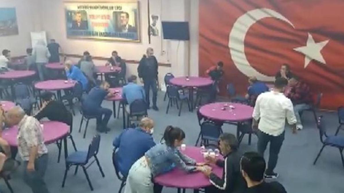 Kumarhaneye baskın! 239 kişiye rekor ceza