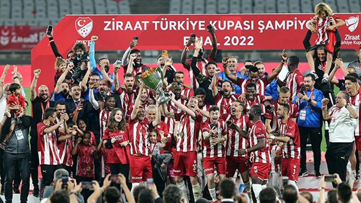 Kayserispor: 2 - Sivasspor: 3 Ziraat Türkiye Kupası'nda şampiyon Sivasspor