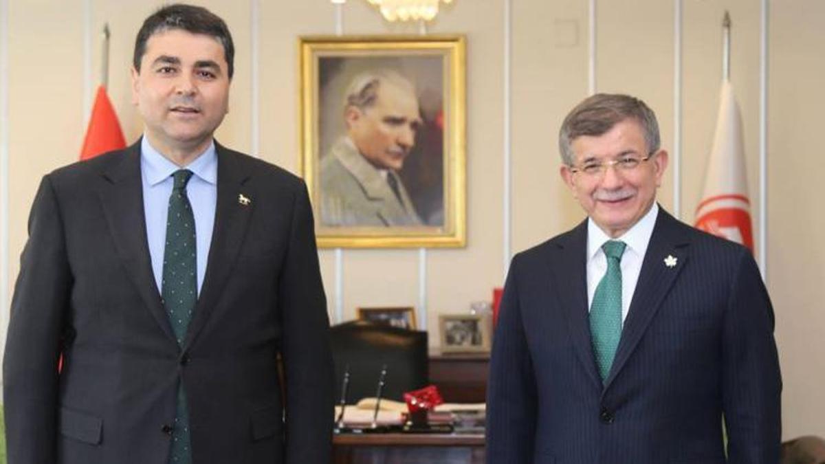 Davutoğlu, DP Genel Başkanı Uysal'la görüştü