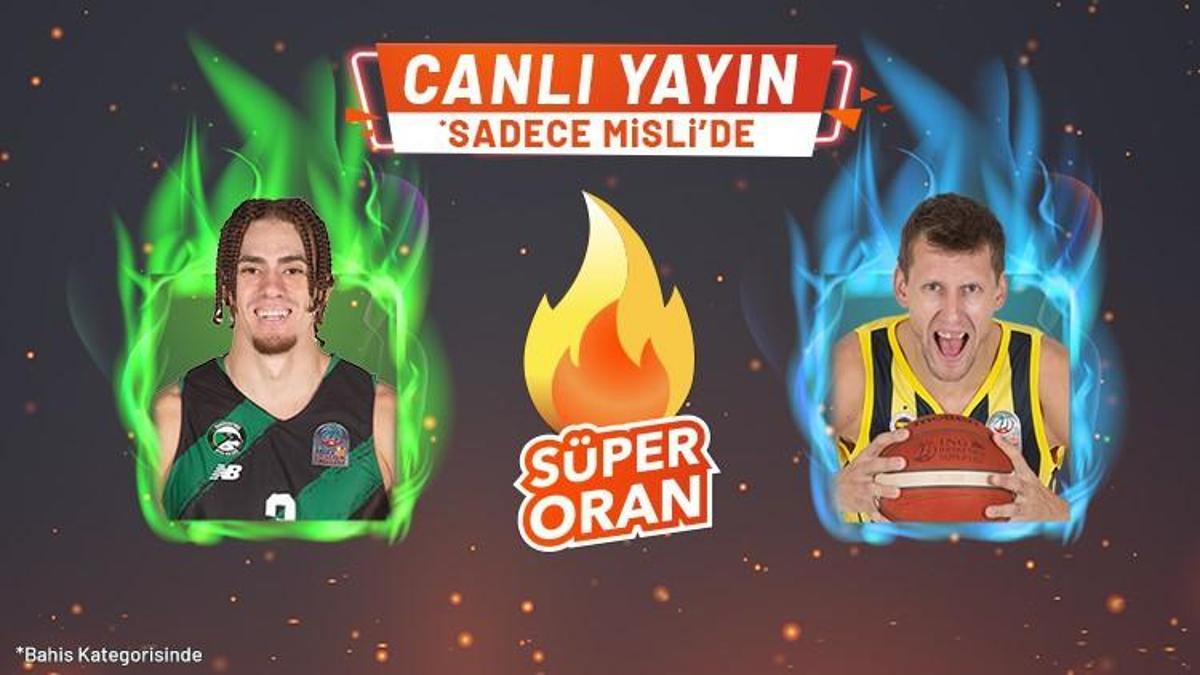 Darüşşafaka – Fenerbahçe Beko maçı Tek Maç ve Canlı Bahis seçenekleriyle Misli.com’da