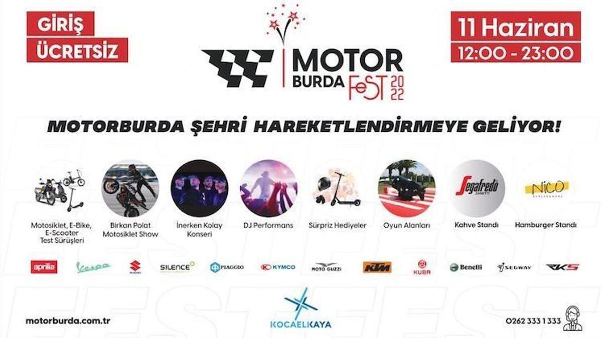 “MotorBurdaFEST 2022” şehri hareketlendirmeye geliyor!