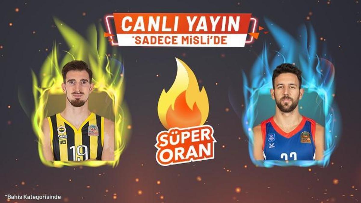 Fenerbahçe Beko – Anadolu Efes maçı Tek Maç ve Canlı Bahis seçenekleriyle Misli.com’da
