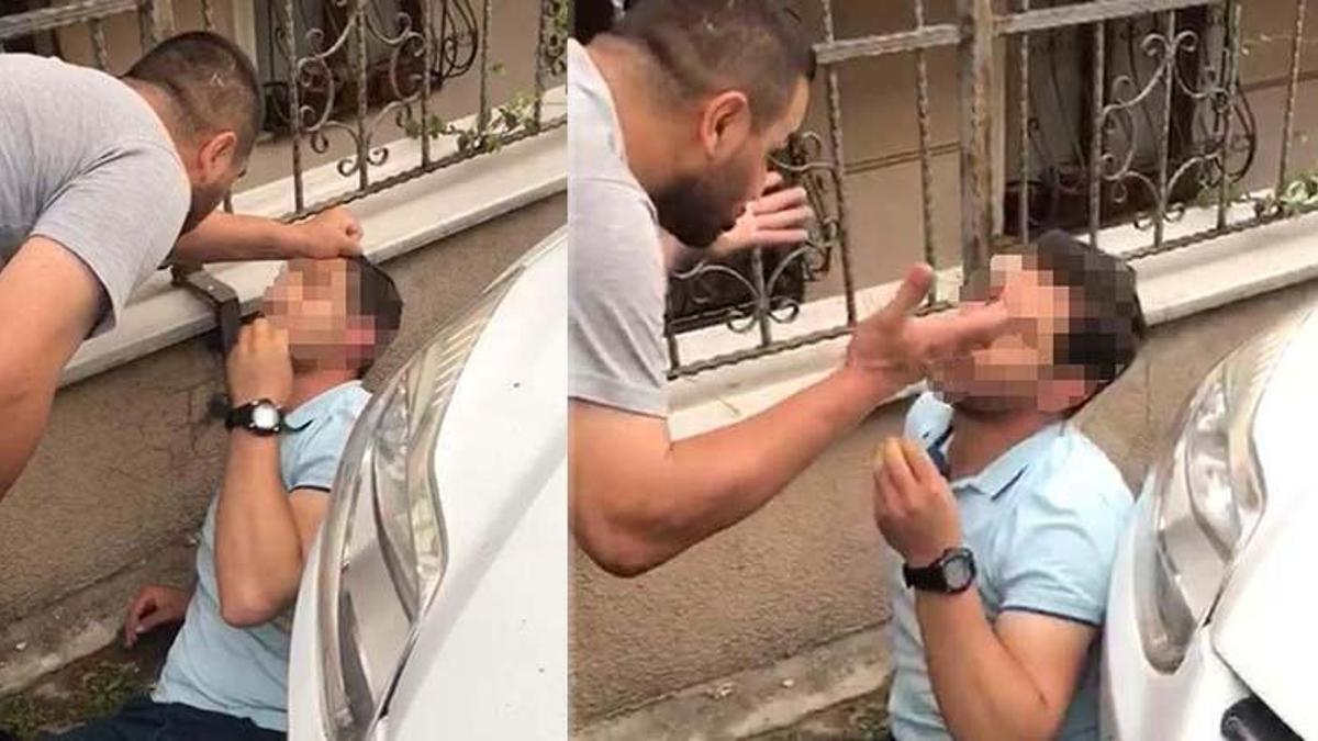 Duş alan kadını dikizlerken yakalandı! Kadının kocasından tacizciye meydan dayağı