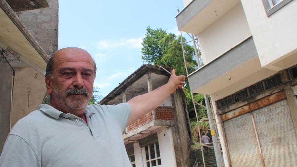 Rize'de fıkra gibi olay! Dairenin balkonu var, kapısı yok
