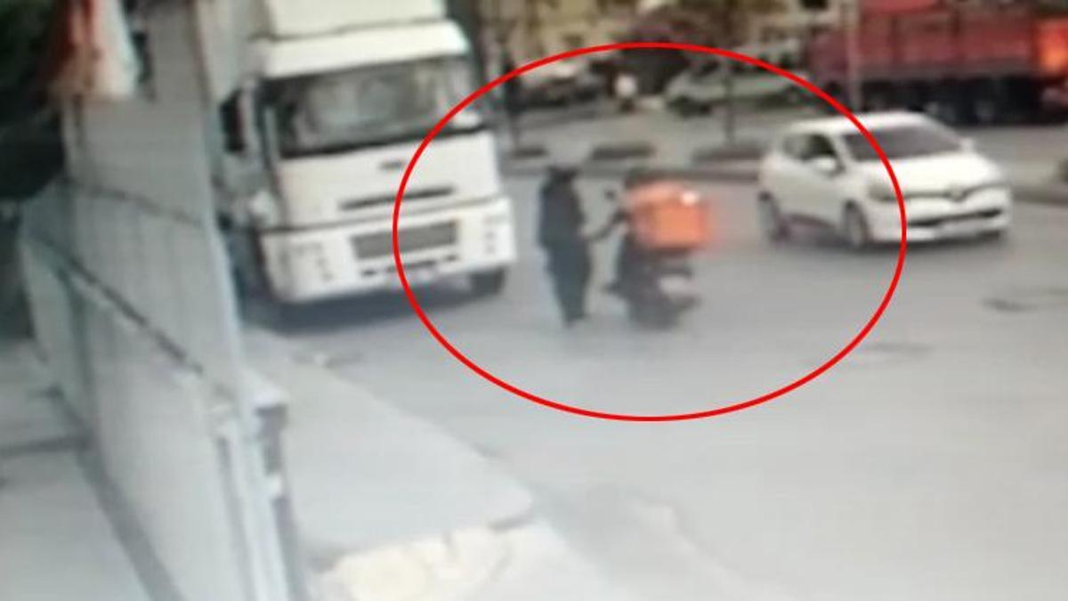 Kuryeden minibüs bekleyen kadına iğrenç taciz