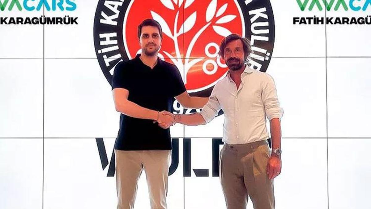 Andrea Pirlo resmen Fatih Karagümrük'te!