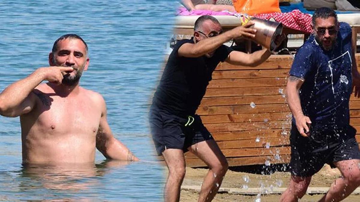 Ümit Karan sezonu Kıbrıs'ta açtı! 'Buz kovalı' şakası...
