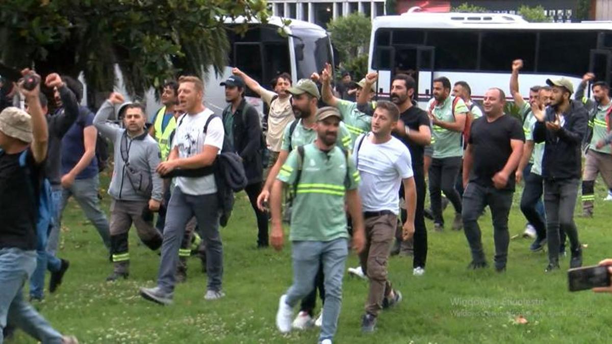 İBB önünde eylem