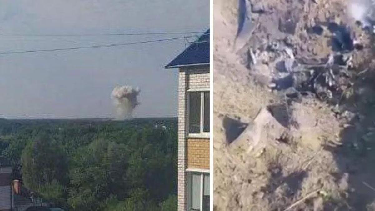 Ukrayna'daki savaş Rus topraklarına sıçradı! Bryansk'ta askeri üstte patlamalar meydana geldi...
