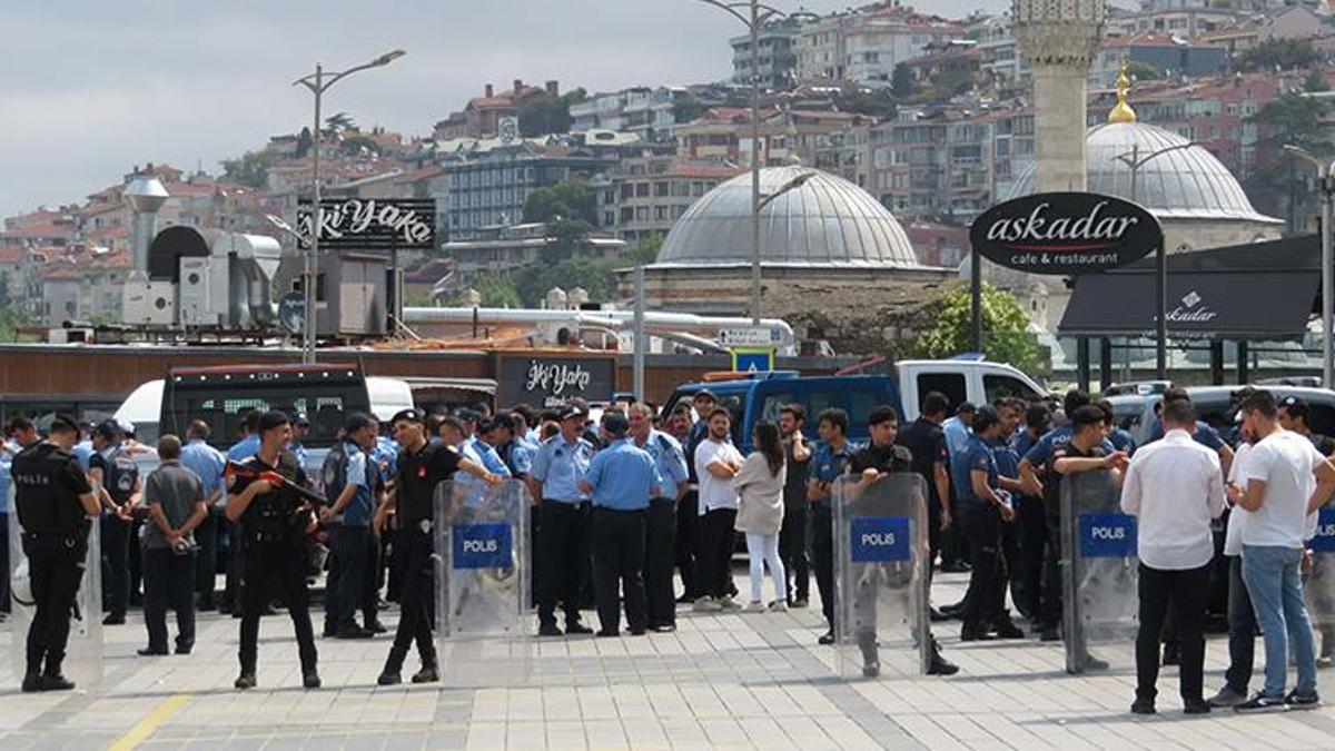Üsküdar'daki otopark zabıtaları gerdi