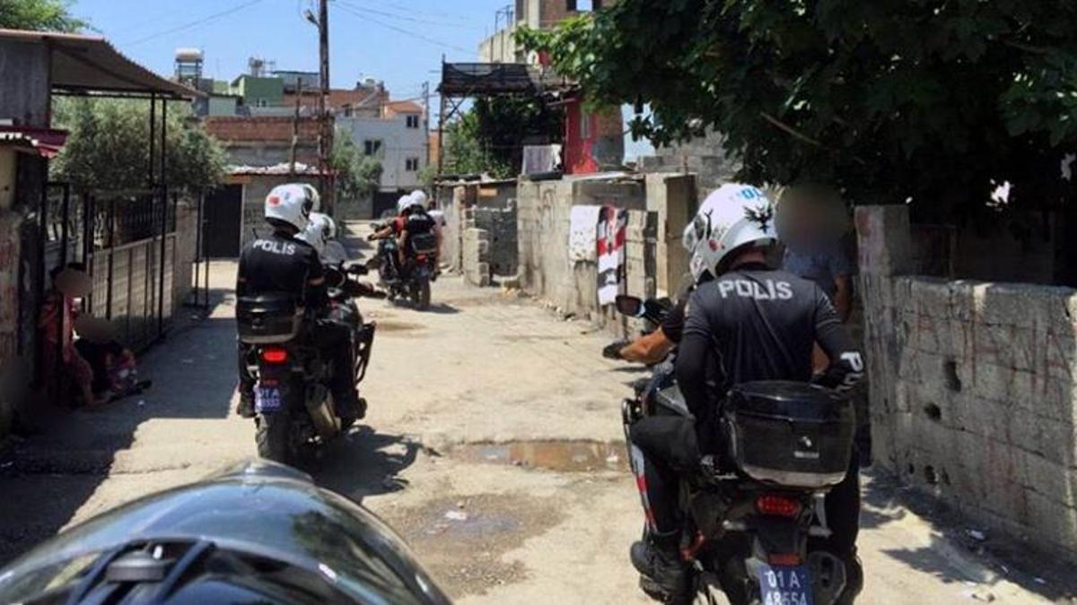 'Cono' aşiretinin yaşadığı mahallede dronlu uygulama