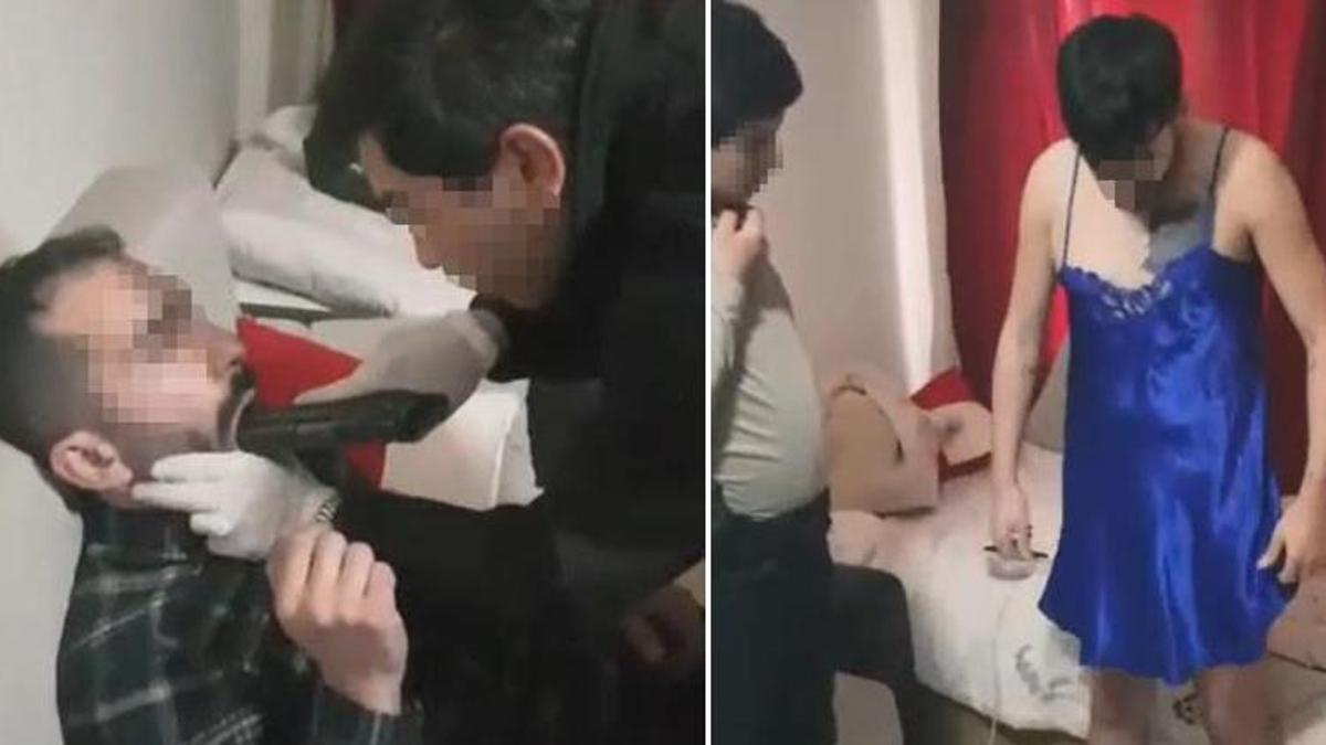 Gecelik giydirip ağzına silah namlusu soktular! Davada flaş gelişme