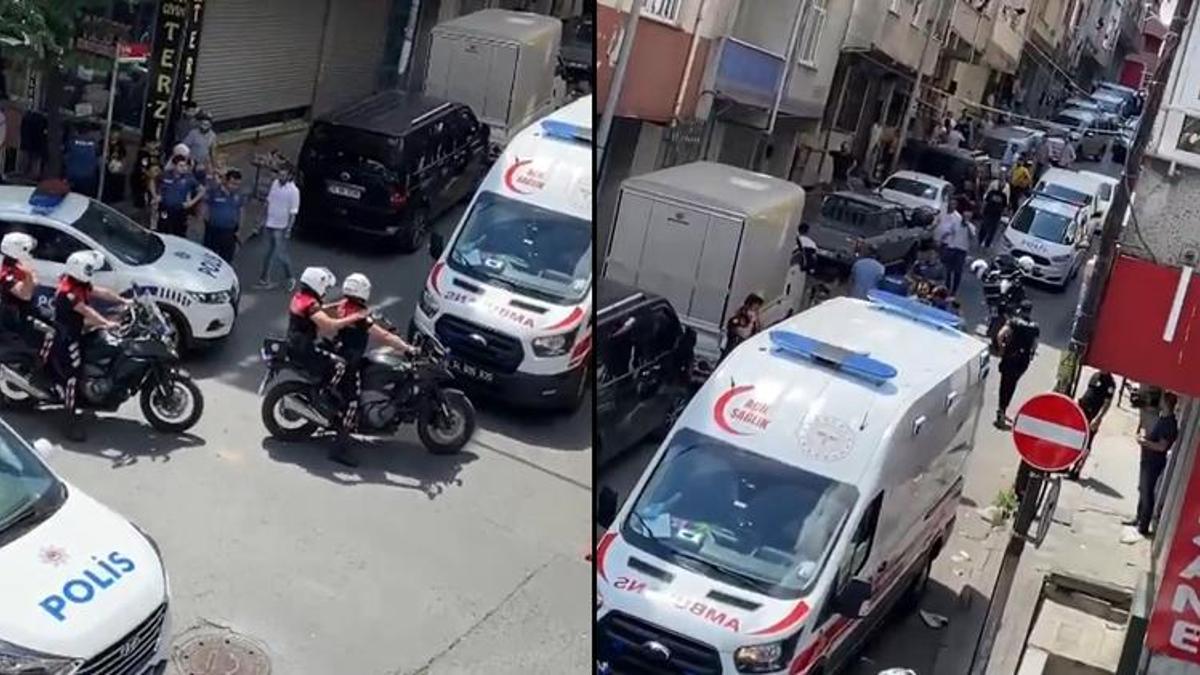 İşçi ve patron kavgası, mahalleyi savaş alanına çevirdi
