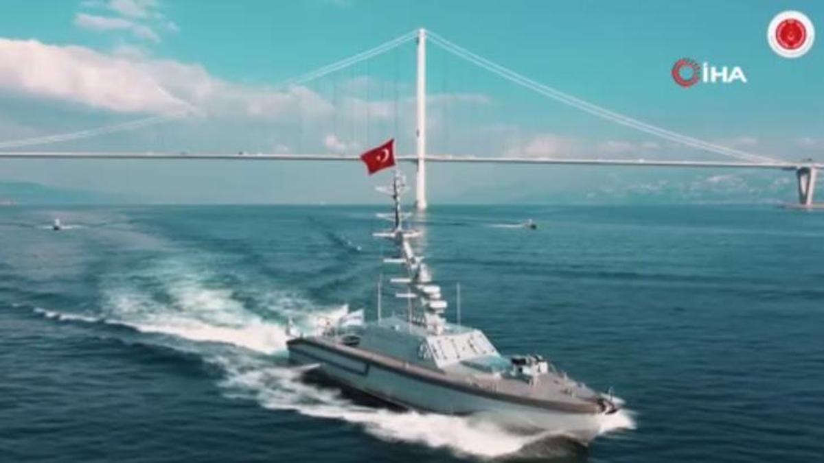 İnsansız deniz araçları (İDA) projesinde yeni aşama! Twitter'dan video paylaşıldı, ilk kez birlikte...