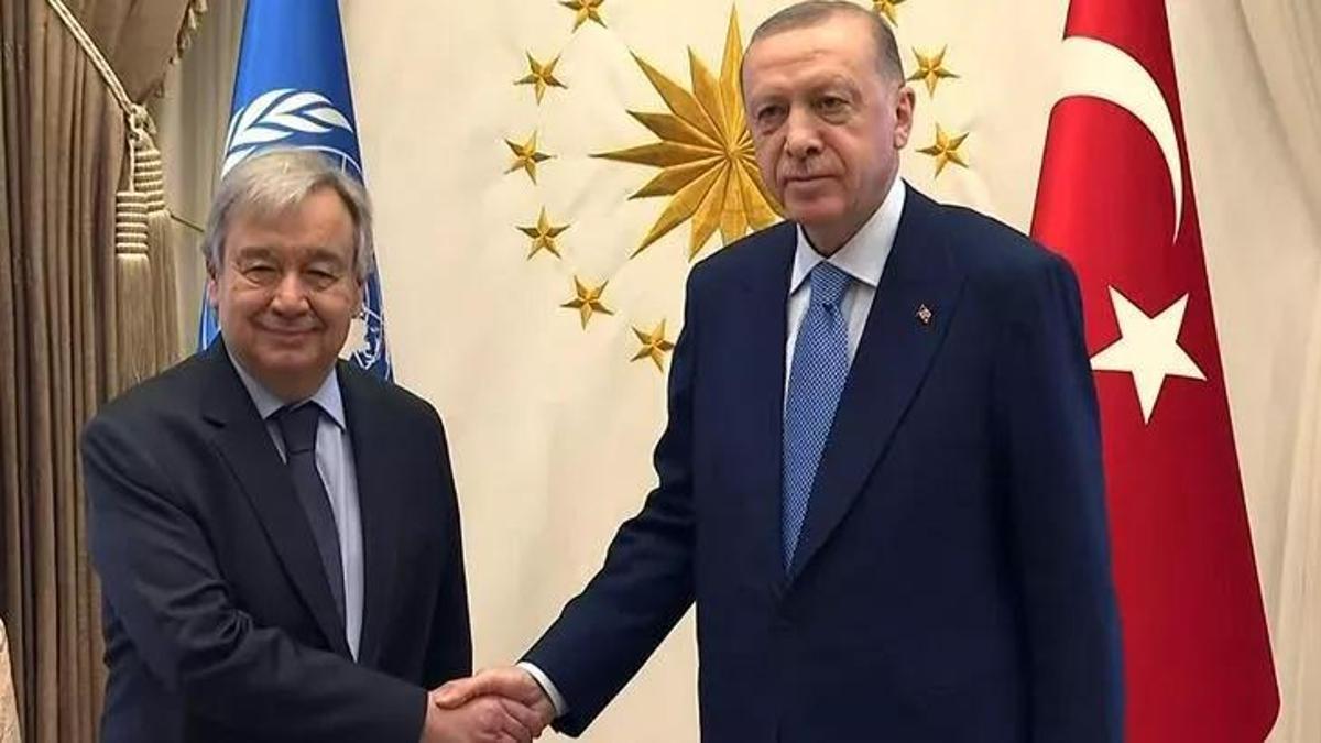 Cumhurbaşkanı Erdoğan, BM Genel Sekreteri ile görüştü