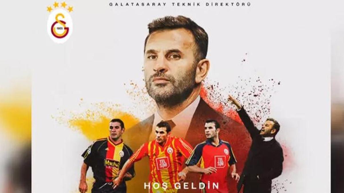 Galatasaray, Okan Buruk ile 1+1 yıllık sözleşme imzaladı!