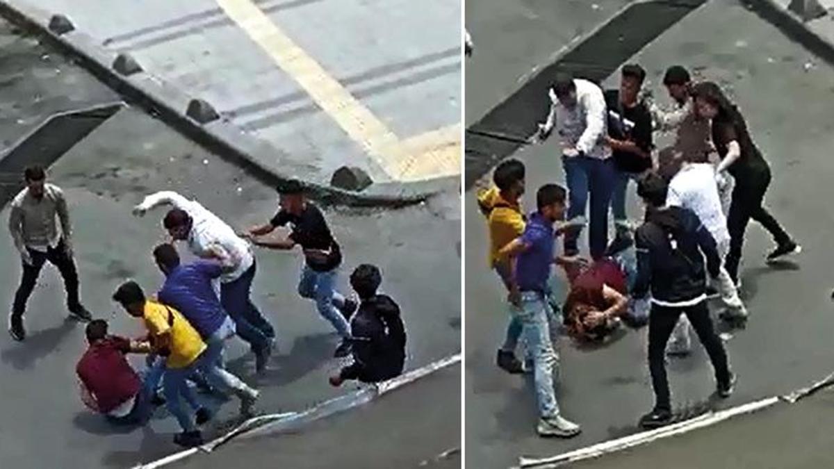 Cumhurbaşkanı ve çevredekilere hakaret edenlere meydan dayağı!