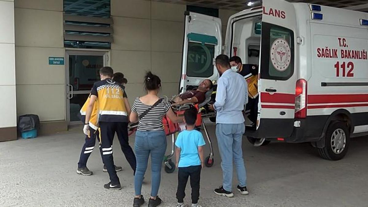 Arıların saldırısına uğradı, hastaneye kaldırıldı