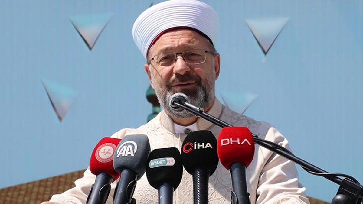 Erbaş: Camileri ders yapılan mektep haline getirmek istiyoruz