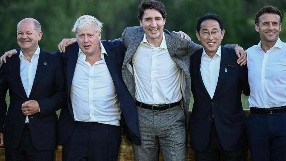 G7 liderleri Putin'le dalga geçti! İşte zirveye damga vuran o sözler