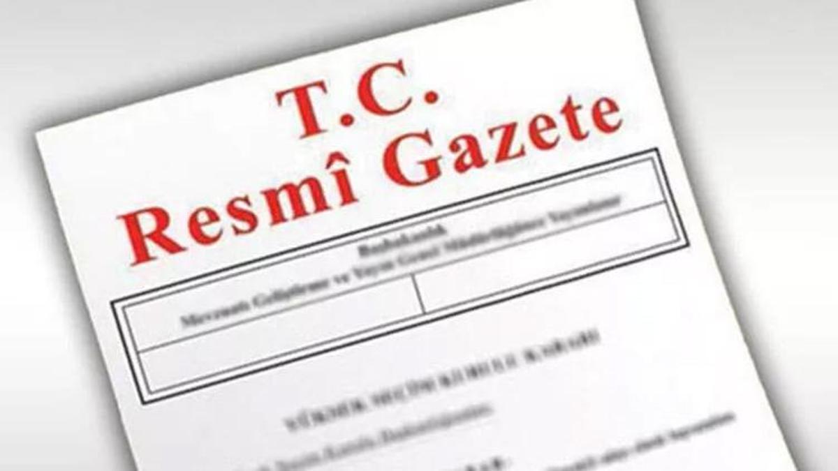 Görevden almalar ve atamalar Resmi Gazete'de